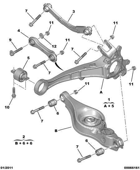 CITROËN 5175 EG - Рычаг подвески колеса unicars.by