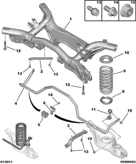 Chrysler 5178 48 - REAR SUSPENSION LINK; LEFT unicars.by