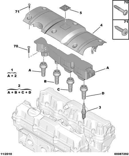 PEUGEOT 5960 F3 - Свеча зажигания unicars.by