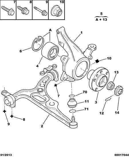 CITROËN (DF-PSA) 3350.27 - Подшипник ступицы колеса unicars.by