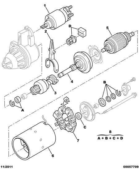 CITROËN 5828 98 - Кронштейн, угольная щетка unicars.by