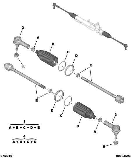 PEUGEOT 3817.73 - Наконечник рулевой тяги, шарнир unicars.by