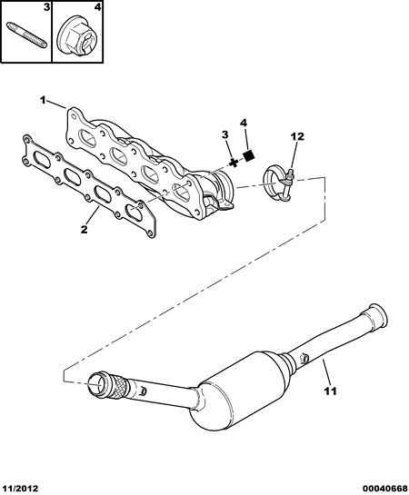 PEUGEOT (DF-PSA) 1705 KA - Катализатор unicars.by