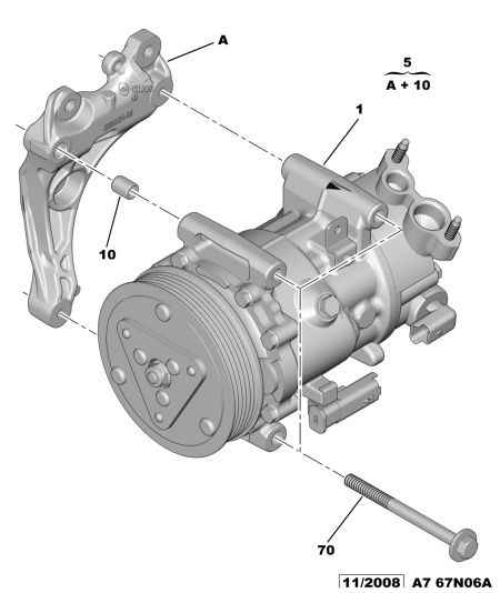 DS 6453 ZZ - Компрессор кондиционера unicars.by