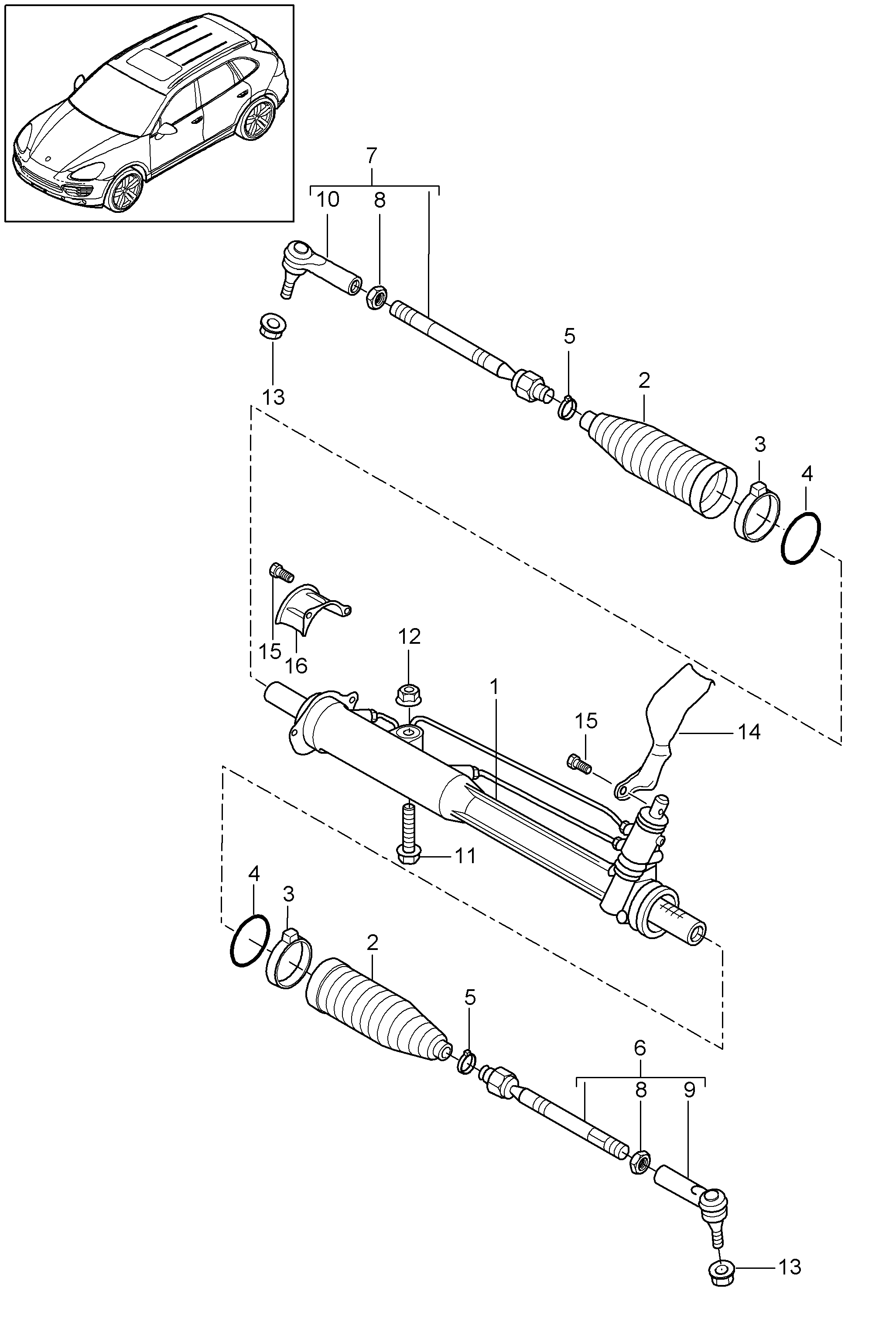 VAG 955 347 131 22 - Наконечник рулевой тяги, шарнир unicars.by