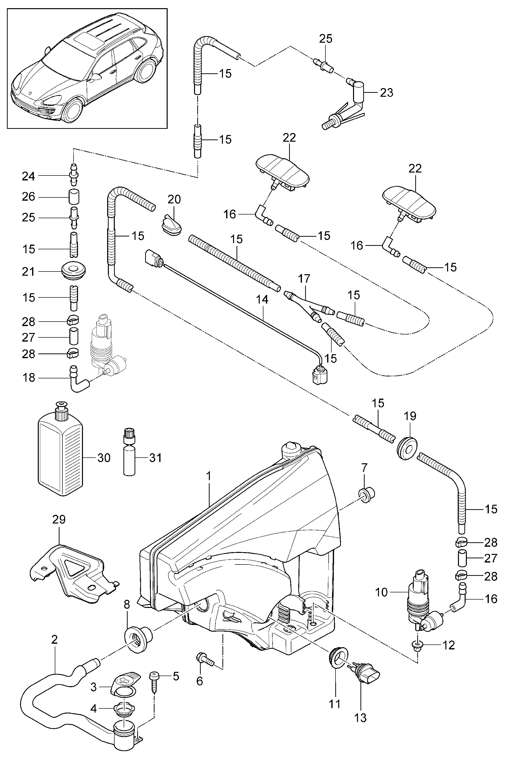 VAG 955 628 172 01 - Водяной насос, система очистки окон unicars.by