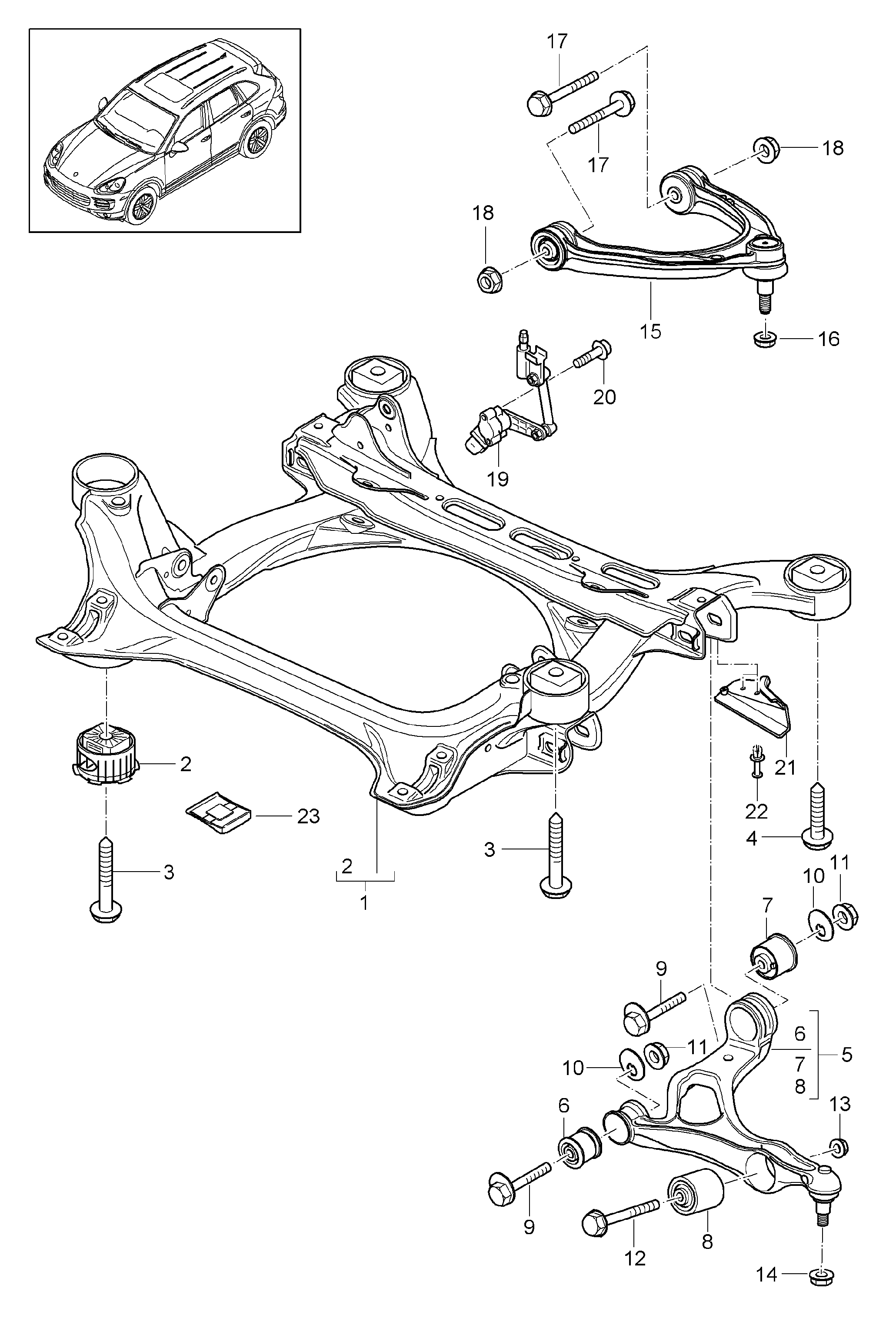 VW 958 341 053 11 - Рычаг подвески колеса unicars.by