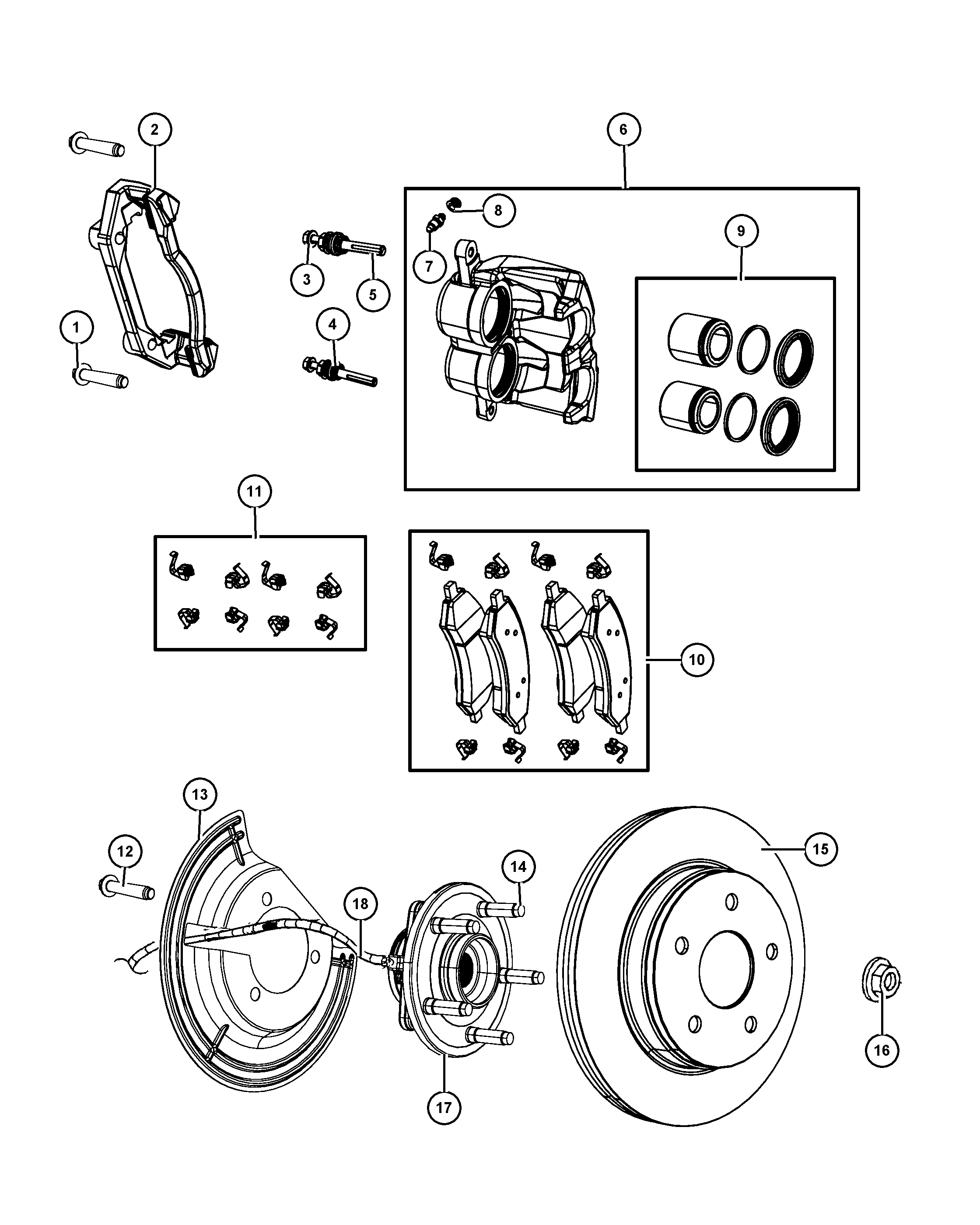 Chrysler 5143 350AC - Тормозные колодки, дисковые, комплект unicars.by