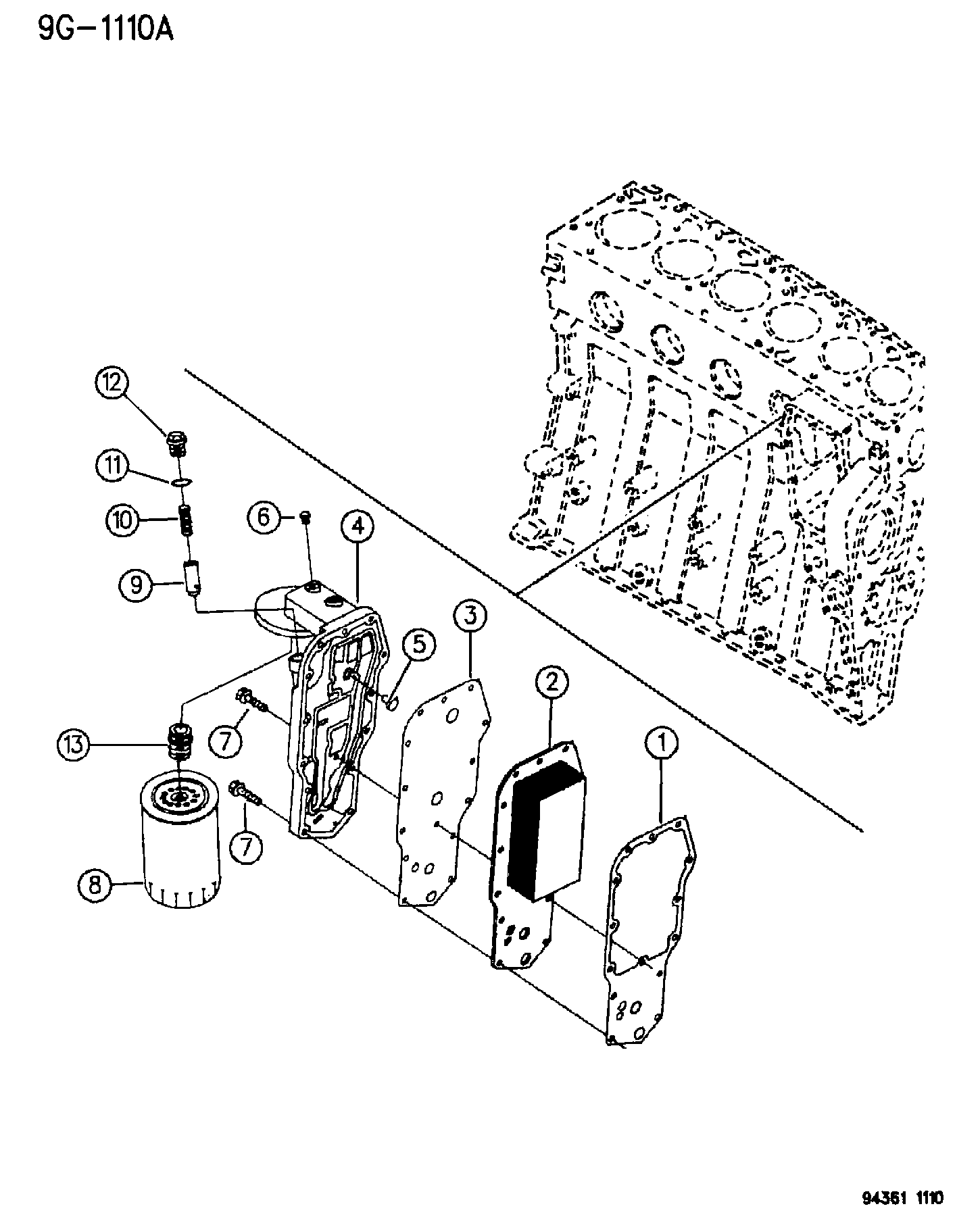 Chrysler 4429 615 - Масляный фильтр unicars.by