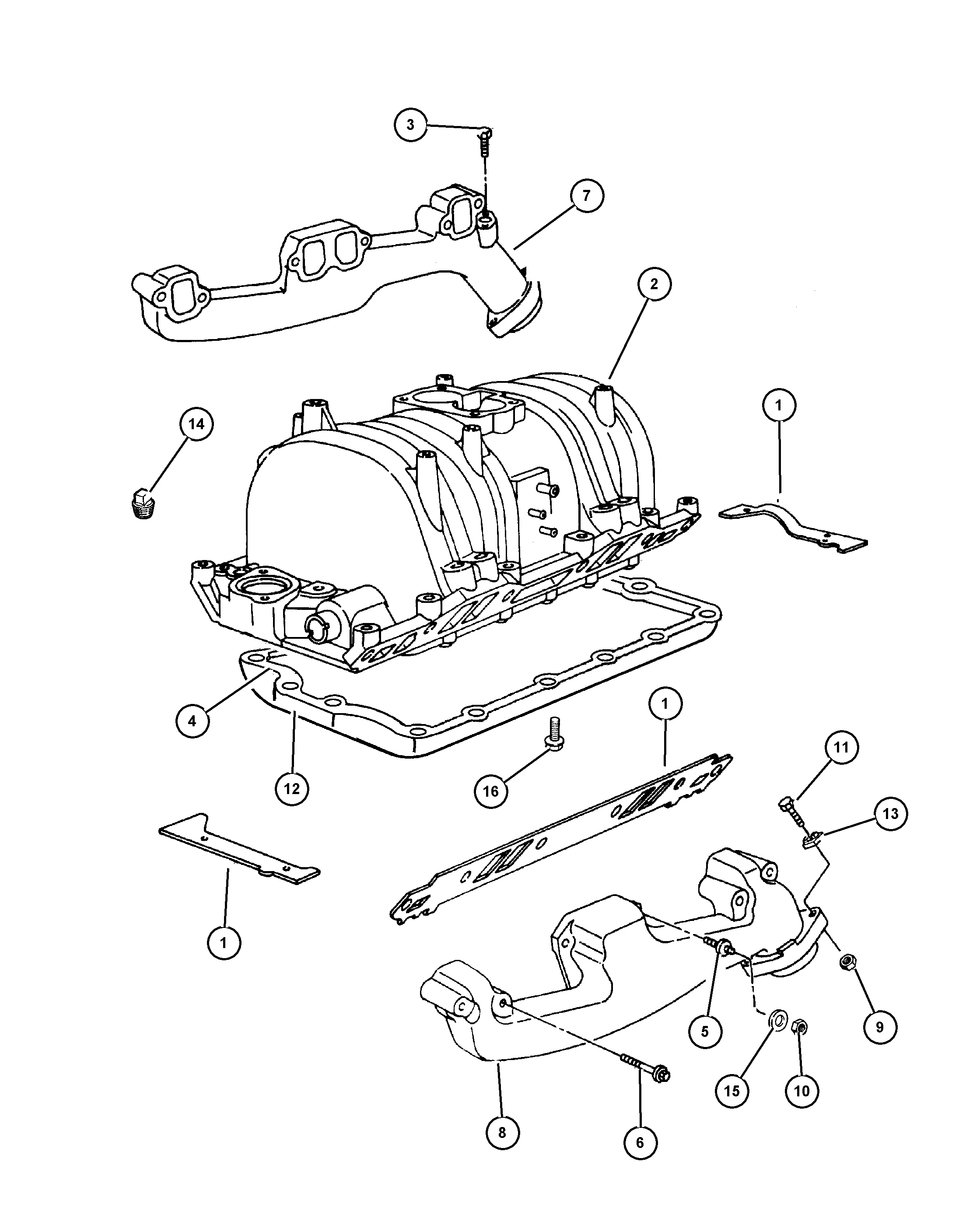 Chrysler 53030 873AB - Водяной насос unicars.by