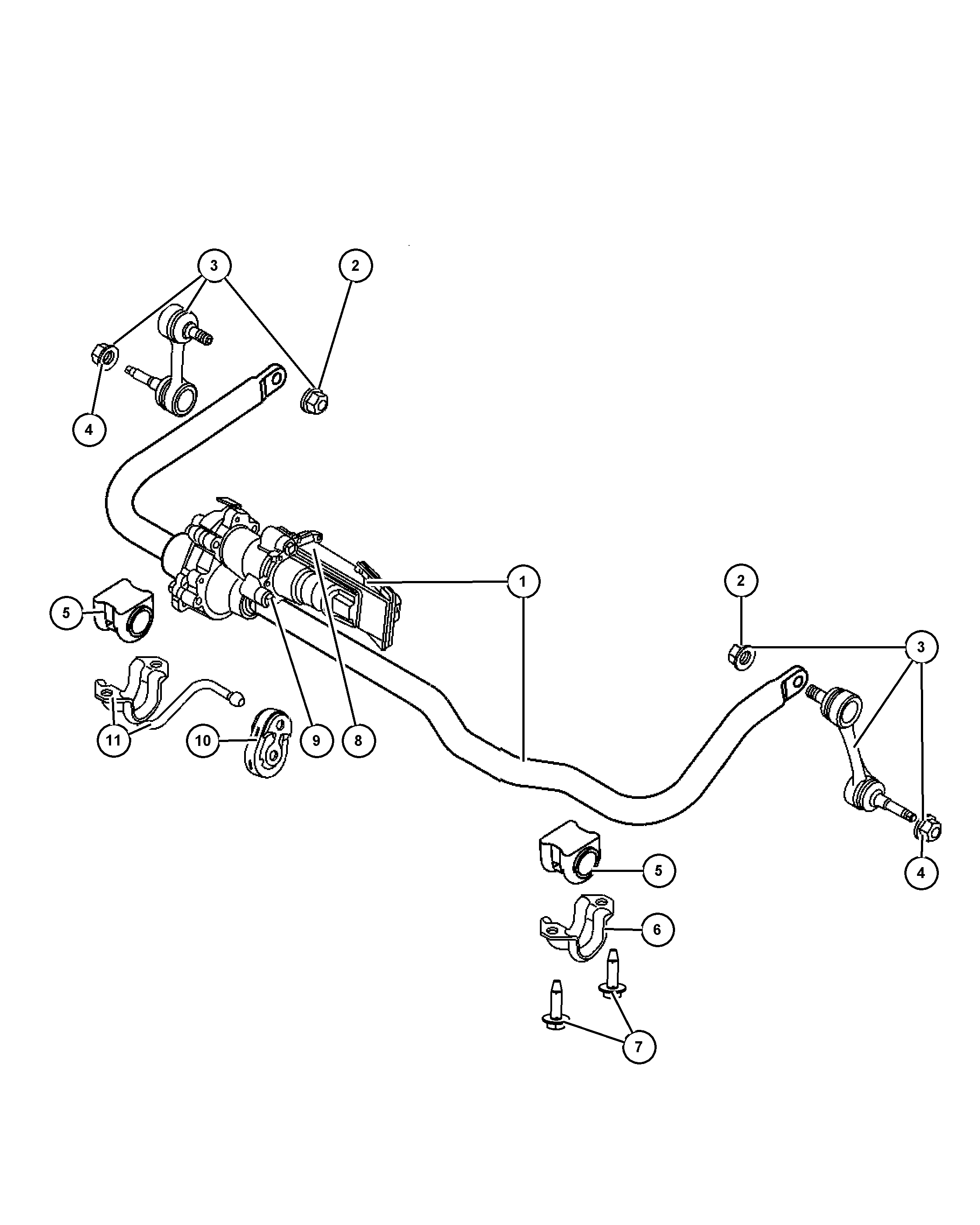 Chrysler 6104 719AA - Гайка, несущий / направляющий шарнир unicars.by