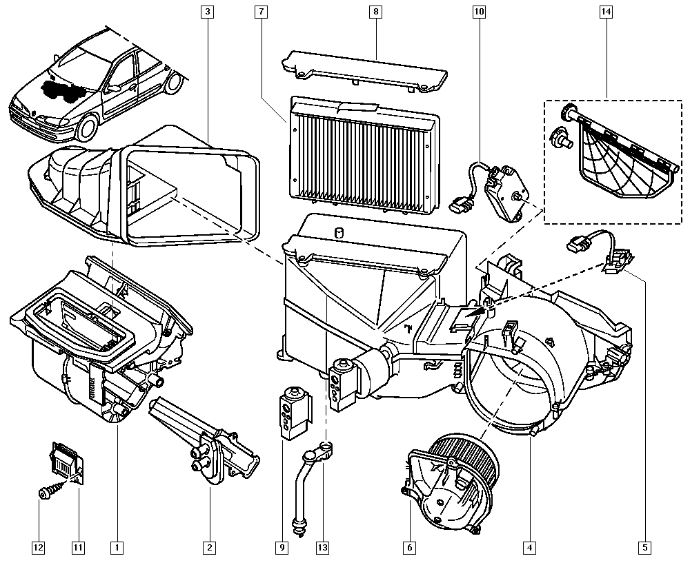 PEUGEOT 7701046058 - Клапан возврата ОГ unicars.by