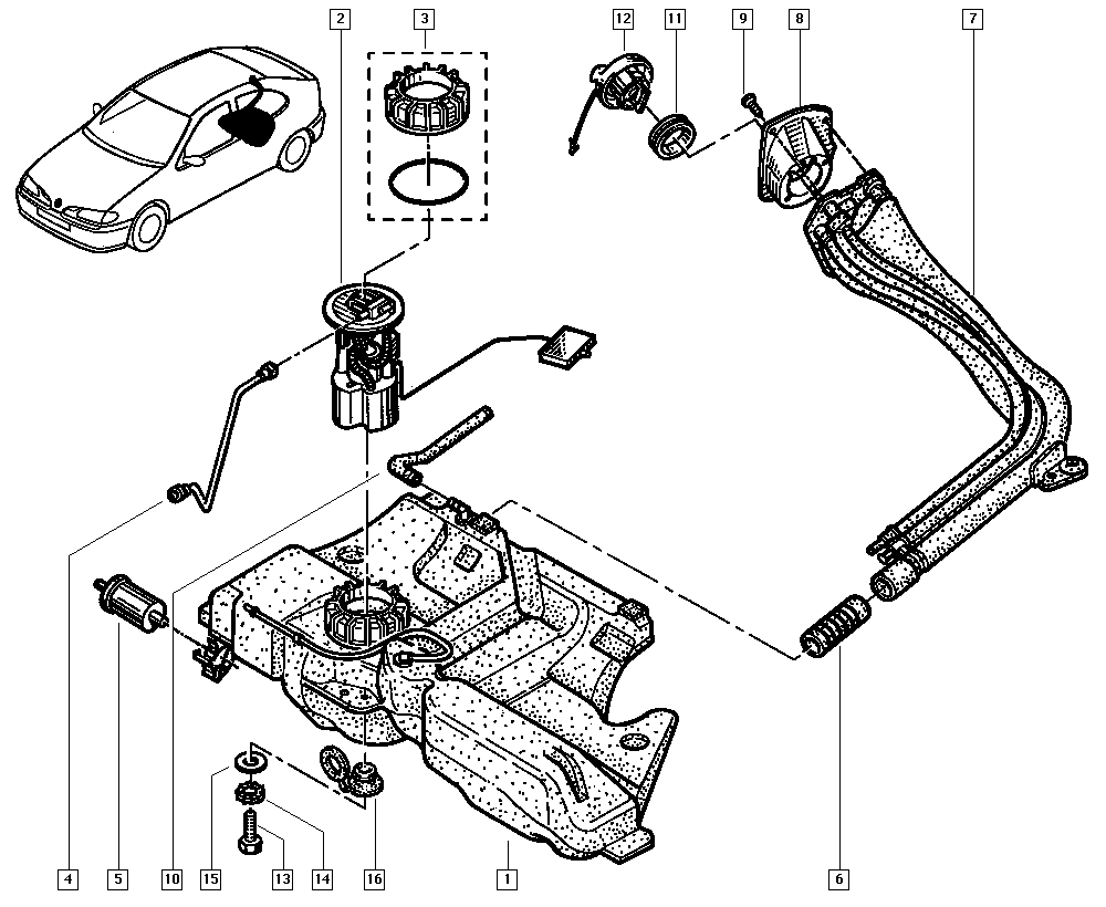 Baic 7700431718 - Топливный насос unicars.by