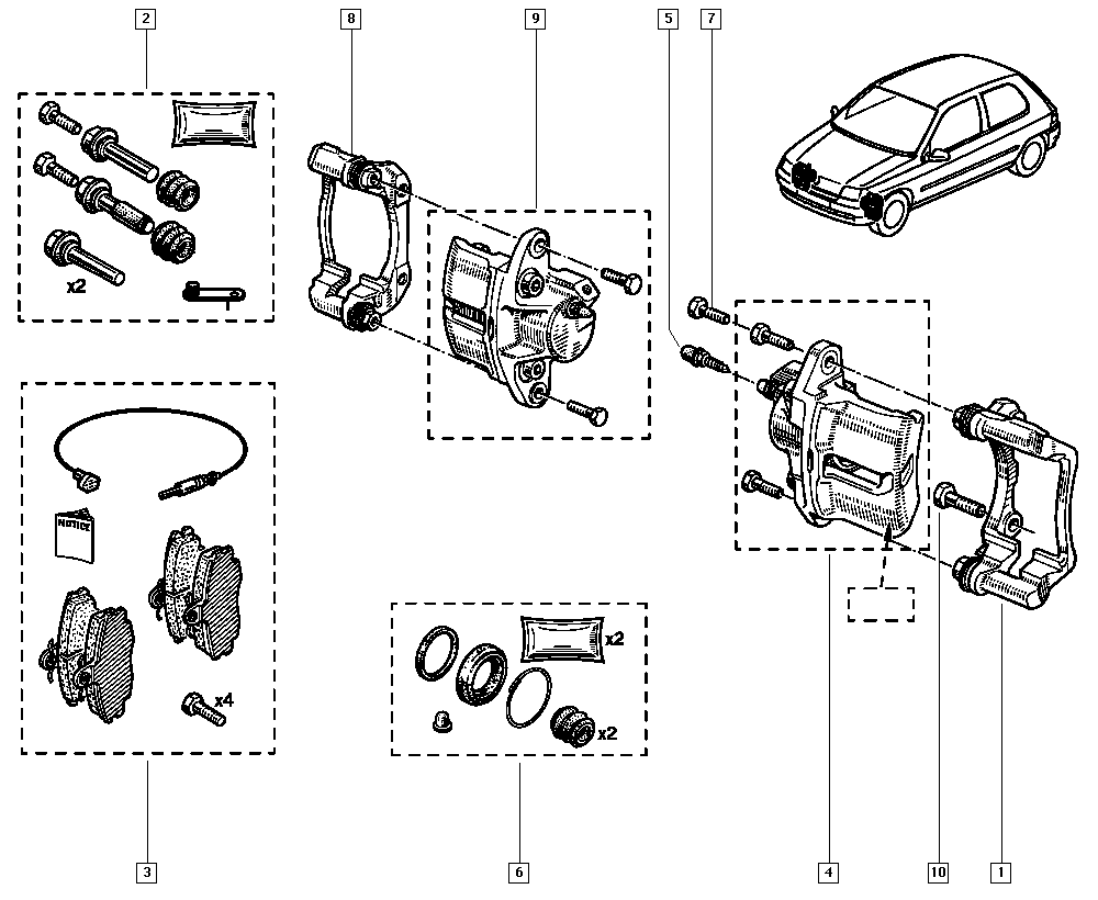 DACIA 77 11 130 071 - Тормозные колодки, дисковые, комплект unicars.by