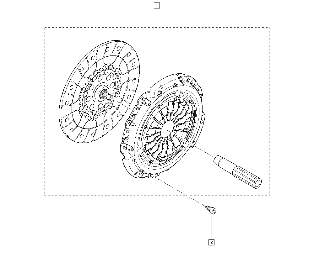 RENAULT 77 01 476 589 - Комплект сцепления unicars.by