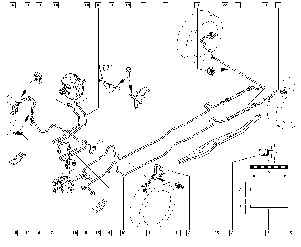 RENAULT 82 00 646 065 - Зажим, клипса, молдинг unicars.by