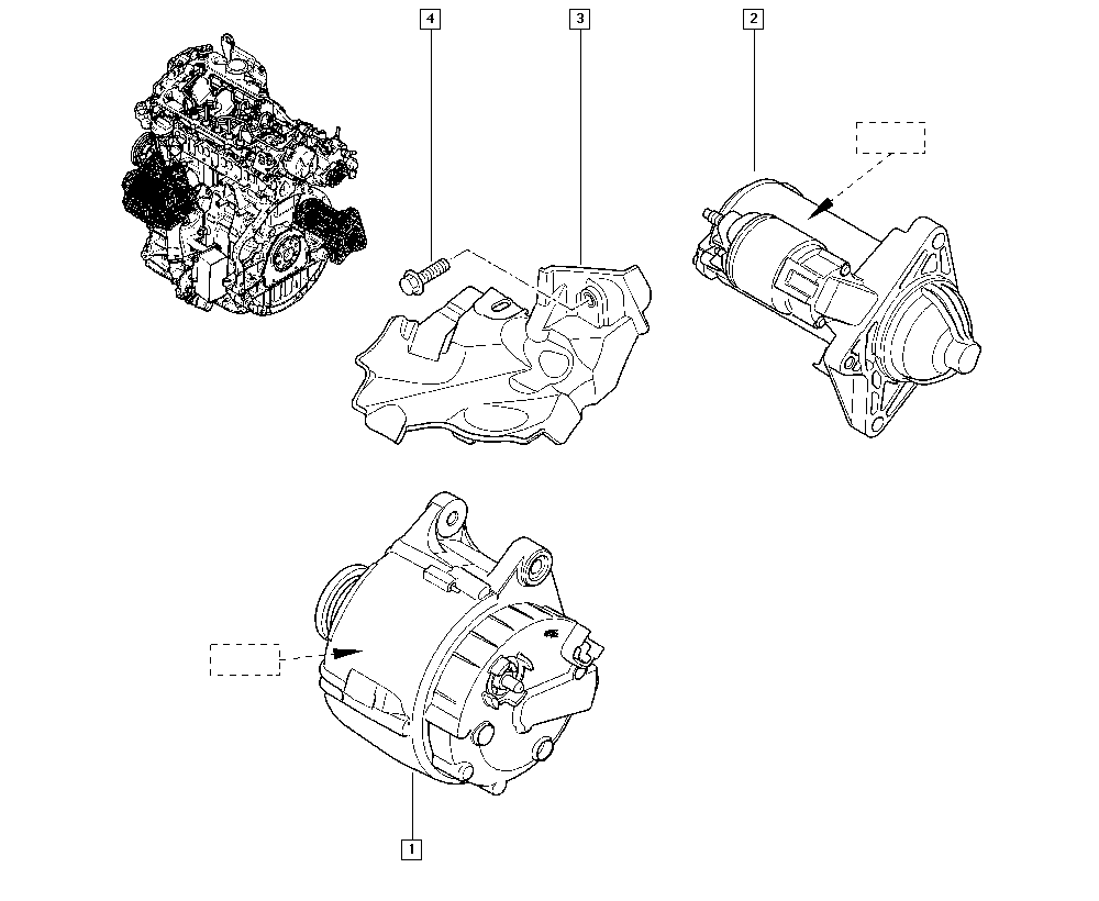 RENAULT 82 00 404 459 - Генератор unicars.by