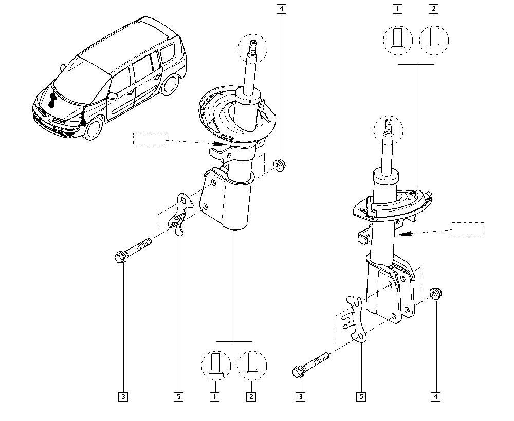 RENAULT 82 00 620 347 - Амортизатор unicars.by