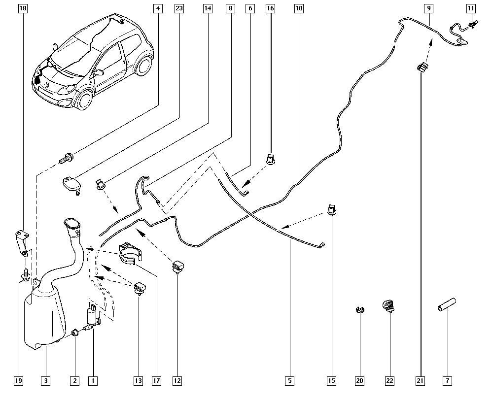 RENAULT 7700820970 - Крышка, резервуар для воды unicars.by