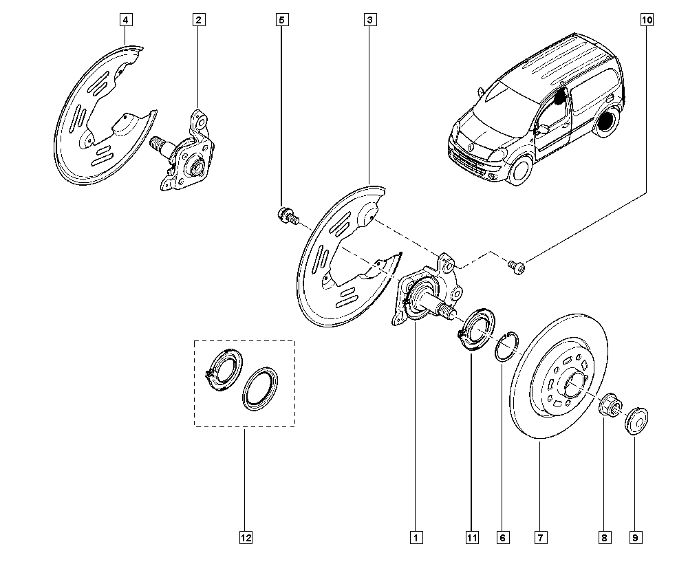 RENAULT 479707820R - Тормозной диск unicars.by