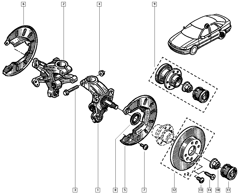 RENAULT 77.01.205.845 - Тормозной диск unicars.by