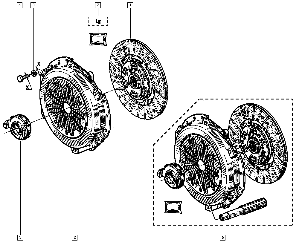 RENAULT 77 00 857 480 - Диск сцепления, фрикцион unicars.by