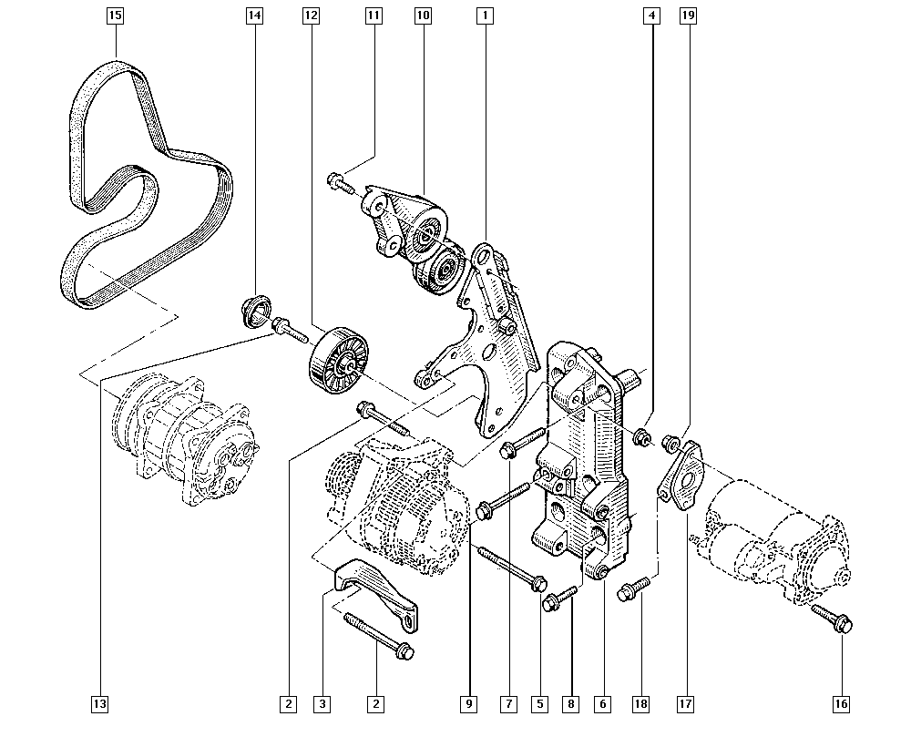 RENAULT TRUCKS 7439146900 - Поликлиновой ремень unicars.by