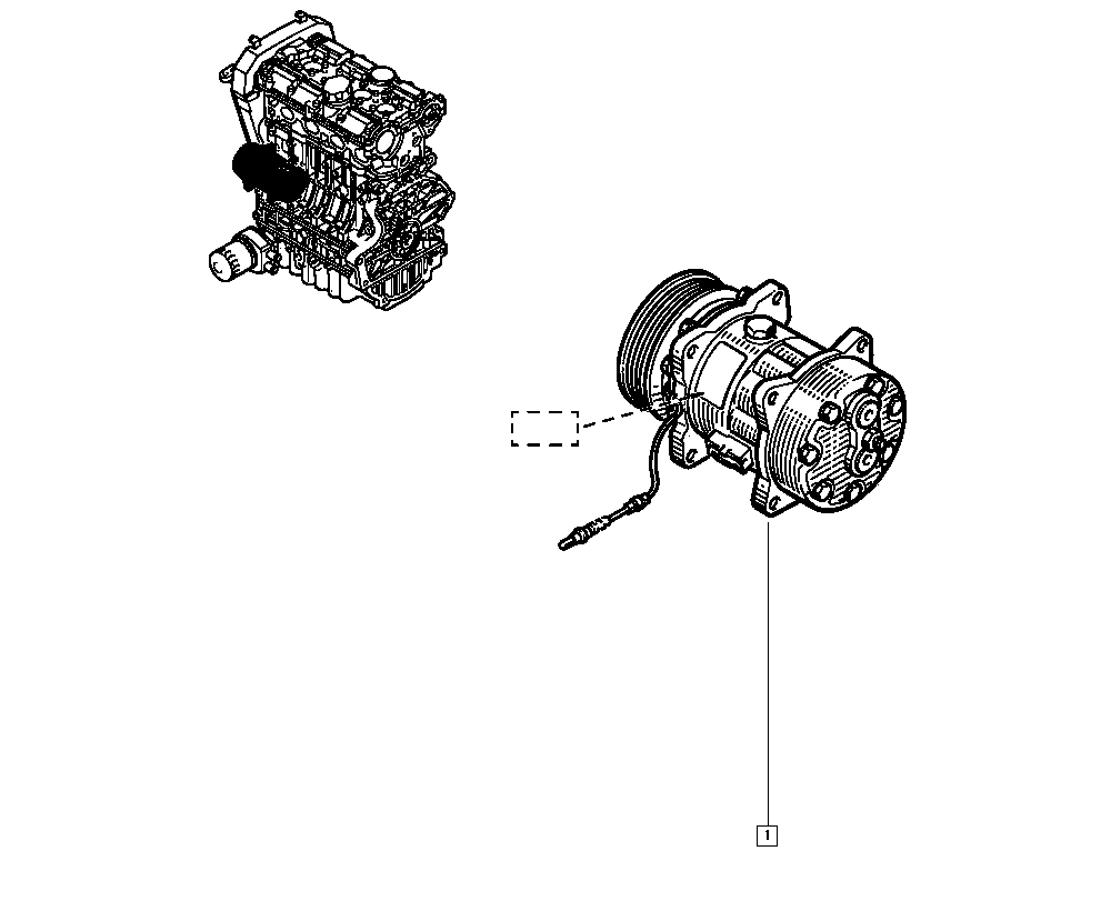 Opel 7438610031 - Компрессор кондиционера unicars.by