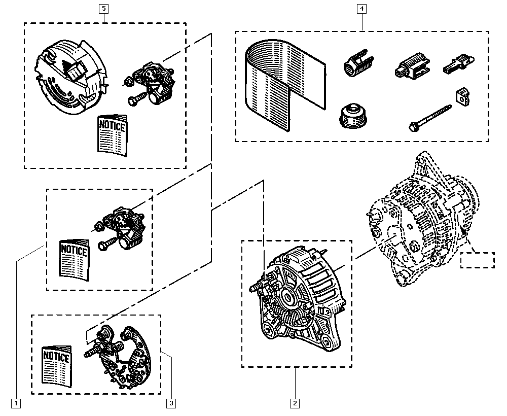 RENAULT 7701208250 - Регулятор напряжения, генератор unicars.by