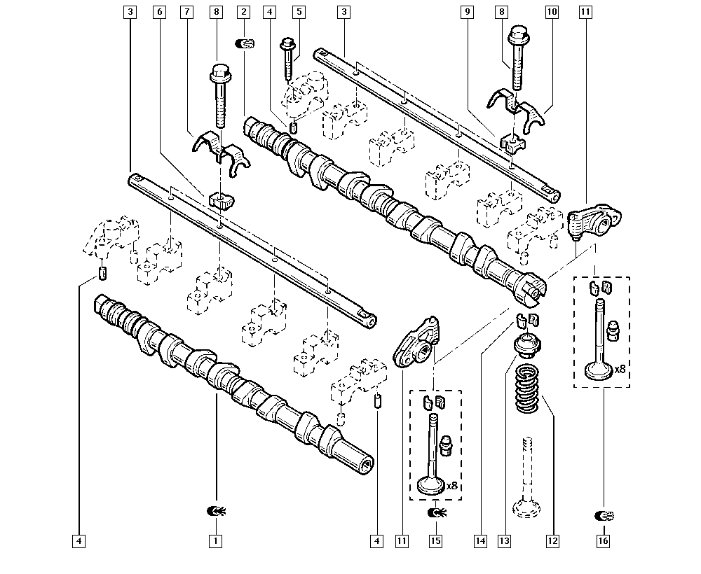 RENAULT 8201 067 796 - Балансир, управление двигателем unicars.by