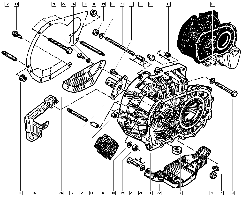 RENAULT 77 00 859 126 - Направляющая гильза, система сцепления unicars.by