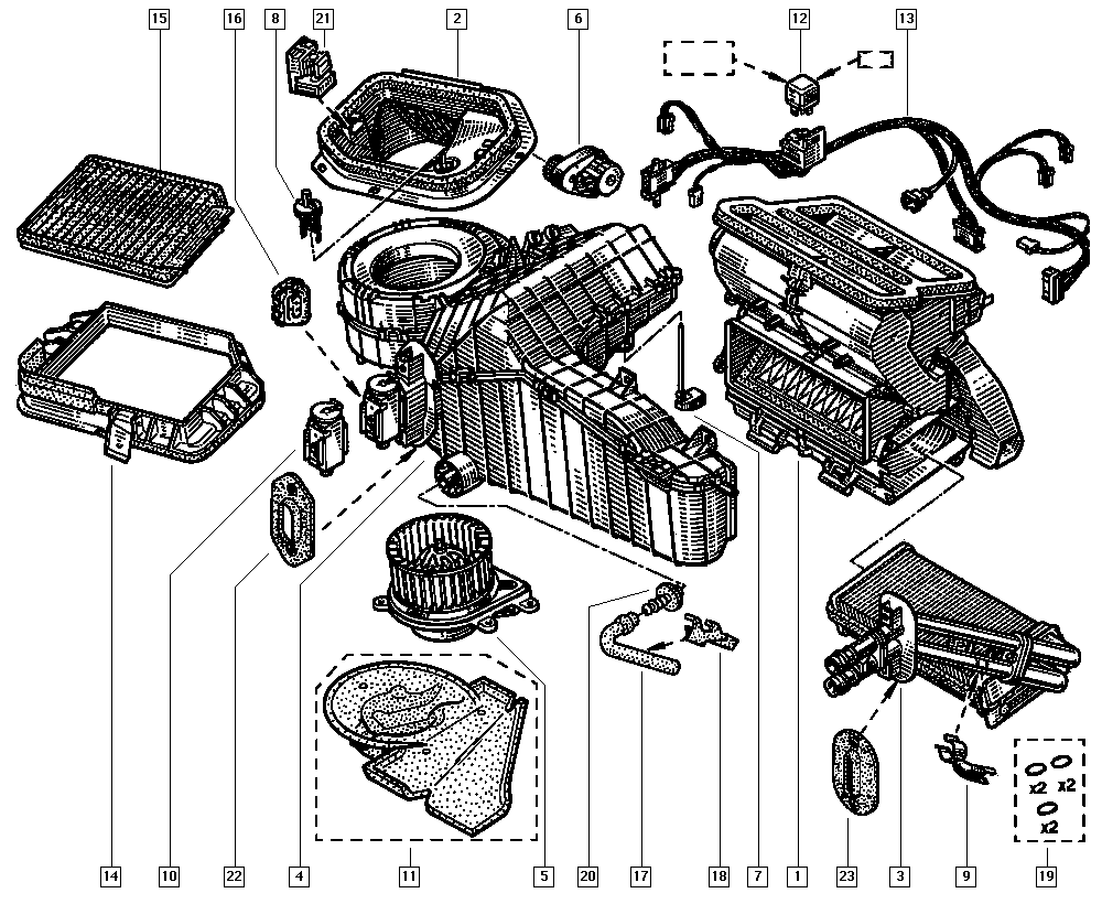 RENAULT 77 11 228 920 - Фильтр воздуха в салоне unicars.by