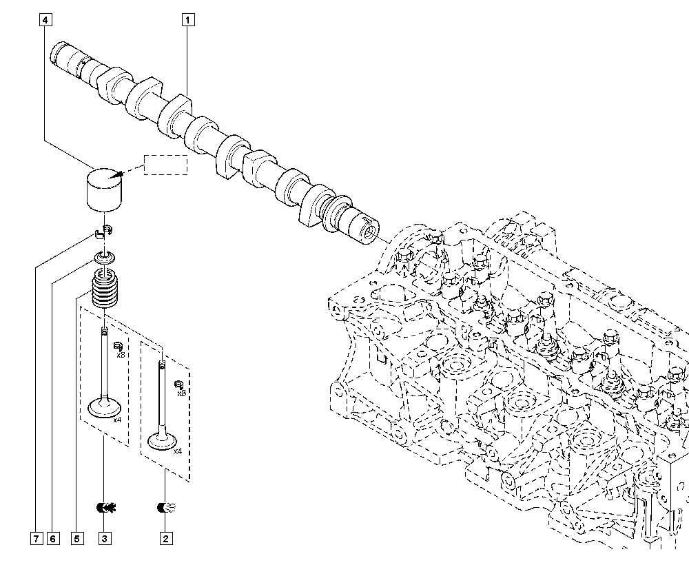 RENAULT 7700102350 - Толкатель, гидрокомпенсатор unicars.by