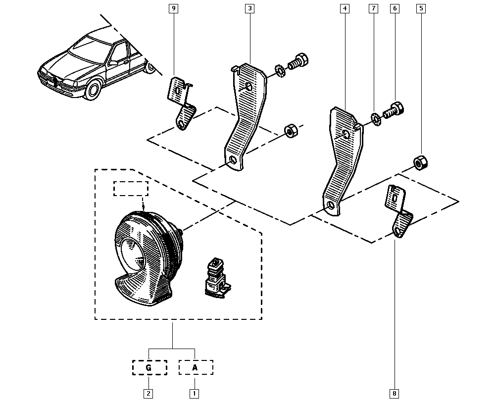 RENAULT 77 01 036 252 - Тяговое реле, соленоид, стартер unicars.by