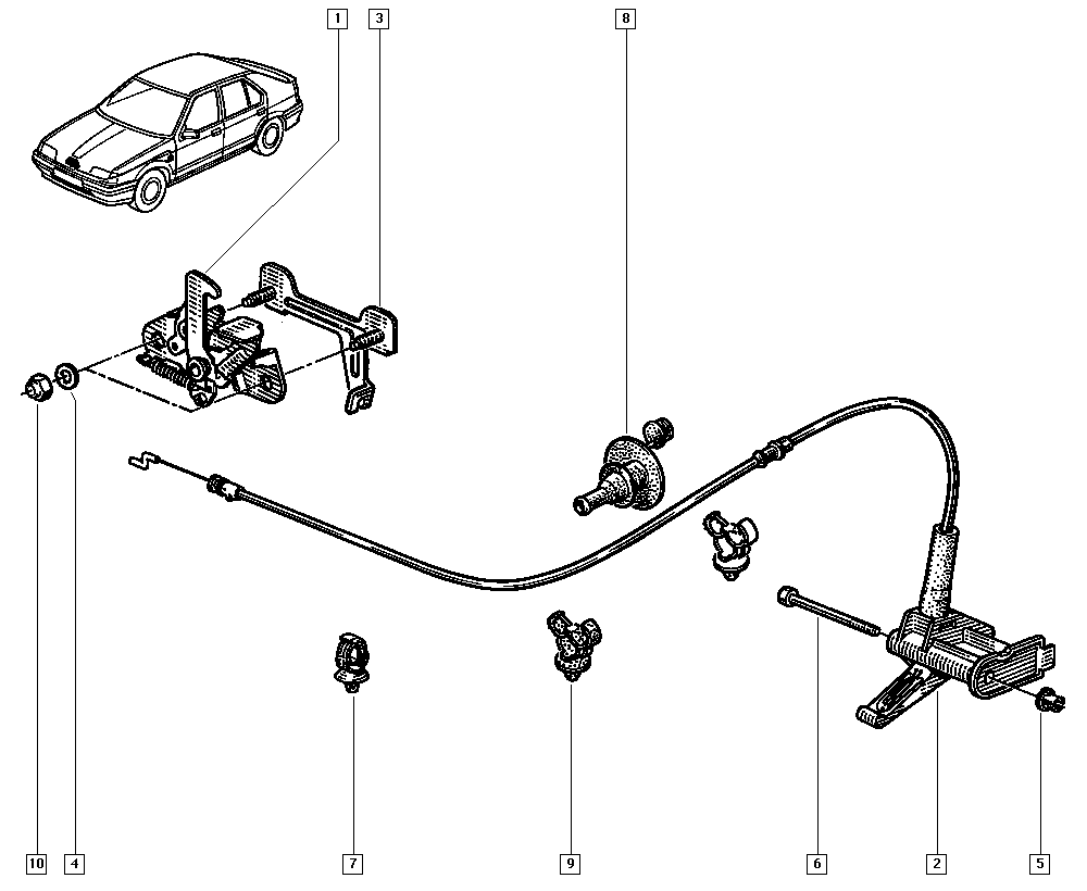 RENAULT 77 03 034 237 - Гайка unicars.by