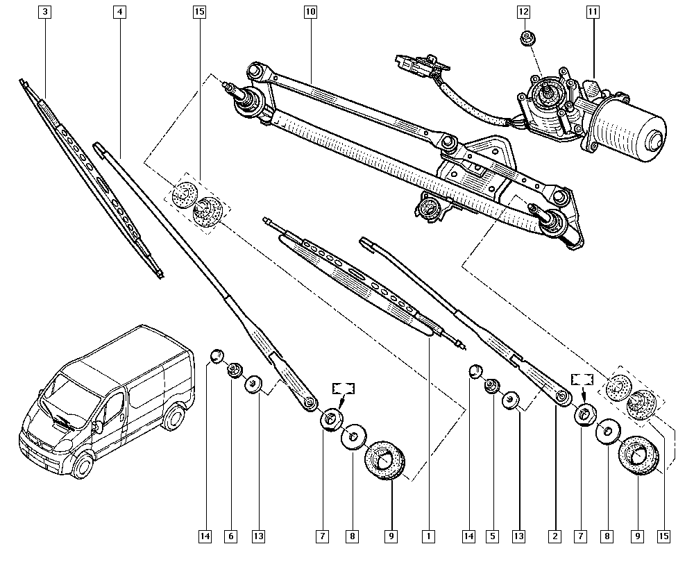 RENAULT 7701050583 - Щетка стеклоочистителя unicars.by