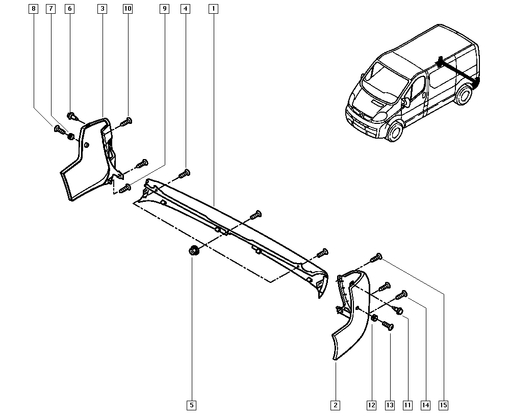 RENAULT 82 00 200 610 - Буфер, бампер unicars.by