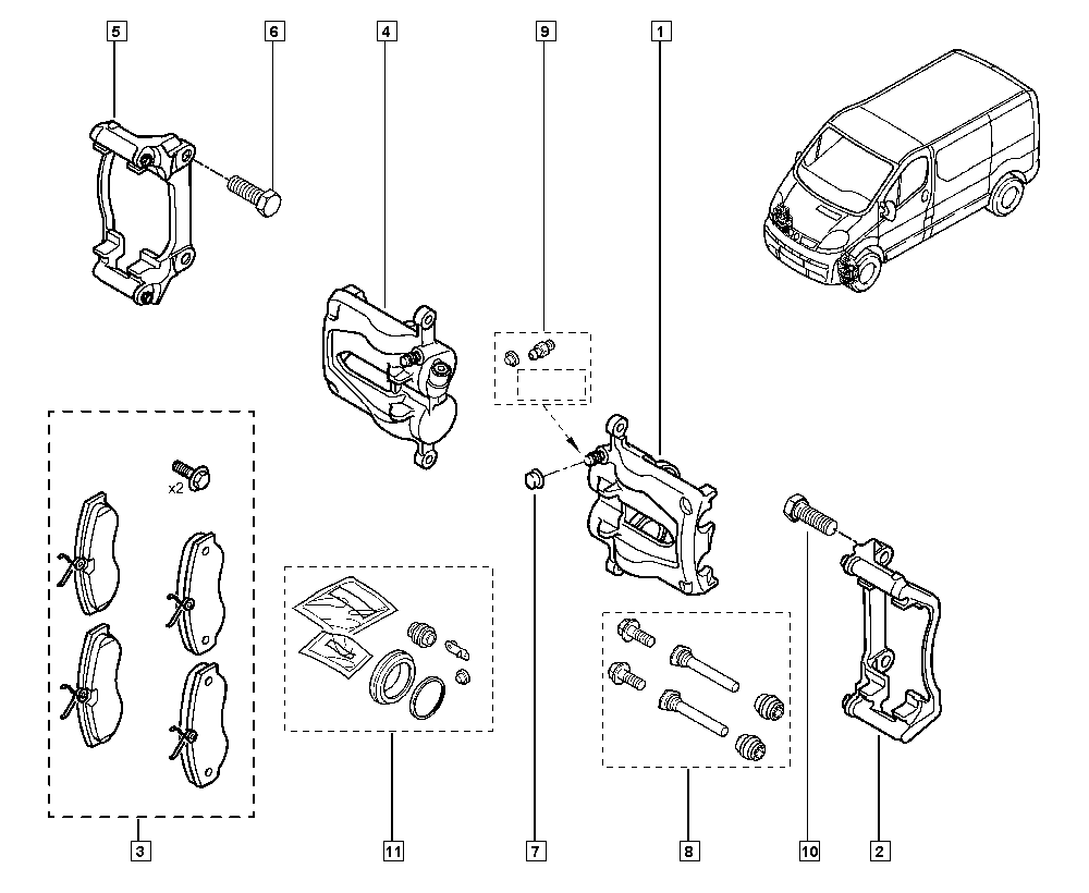 NISSAN 77010-50914 - Тормозные колодки, дисковые, комплект unicars.by