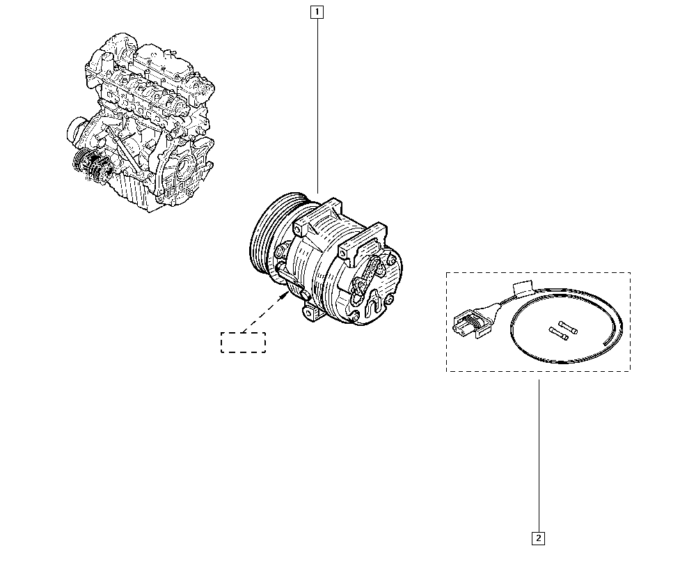 NISSAN 926005849R - Компрессор кондиционера unicars.by