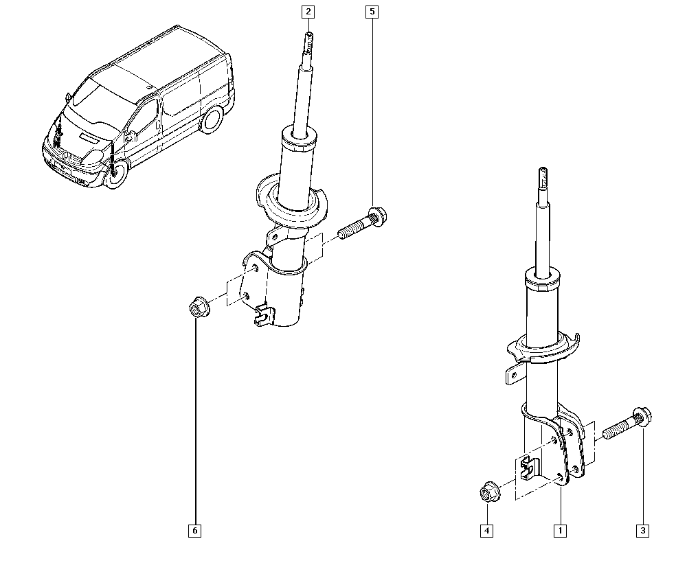 RENAULT 7703034268 - Опора стойки амортизатора, подушка unicars.by