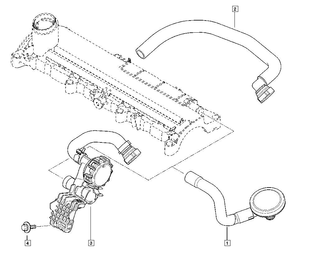 RENAULT 8200392261 - Трубка, нагнетание воздуха unicars.by