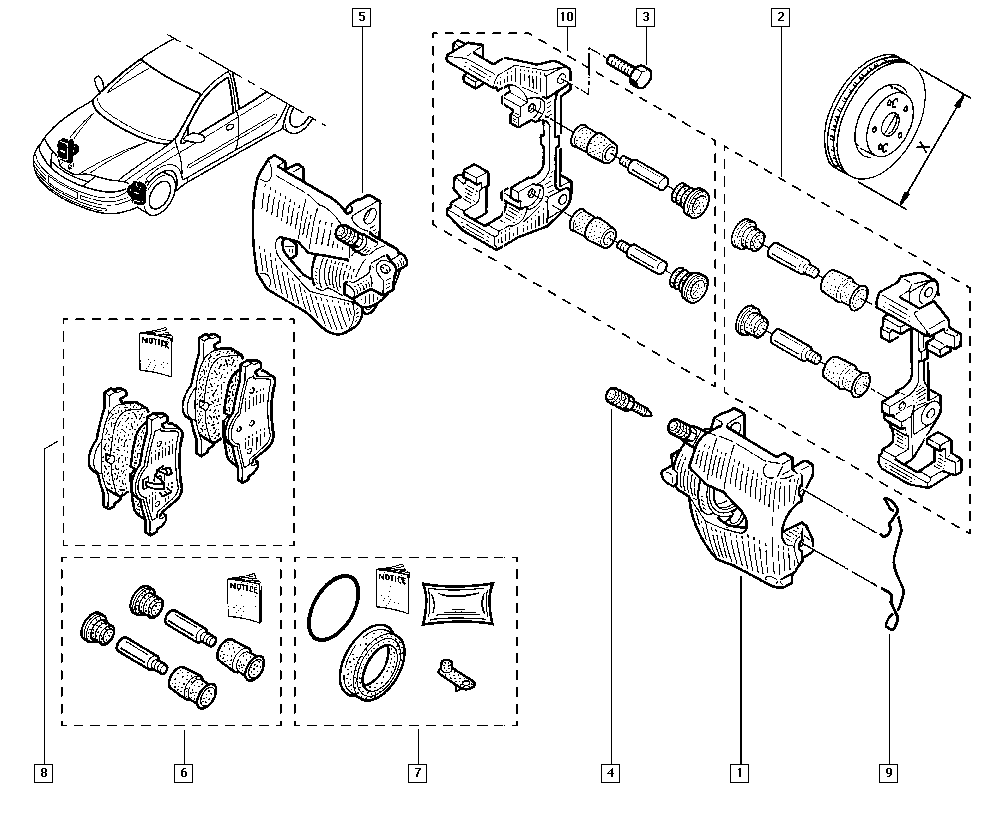 RENAULT TRUCKS 7 701 049 103 - Тормозной суппорт unicars.by