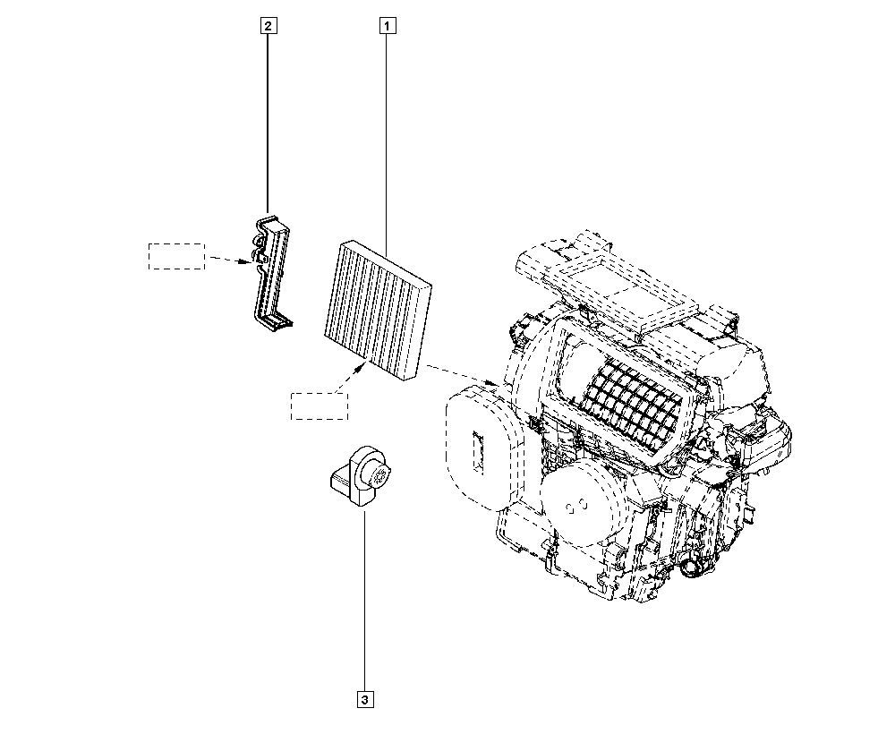 RENAULT 27 27 731 51R - Фильтр воздуха в салоне unicars.by