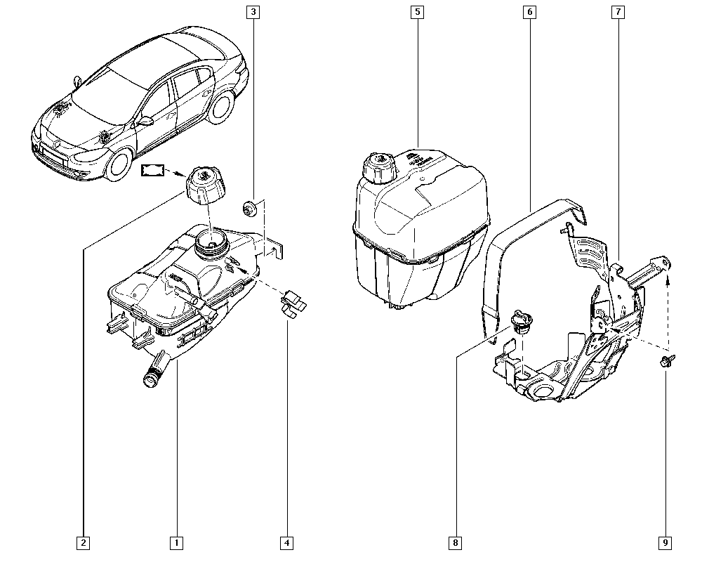 Suzuki 8200048024 - Крышка, резервуар охлаждающей жидкости unicars.by