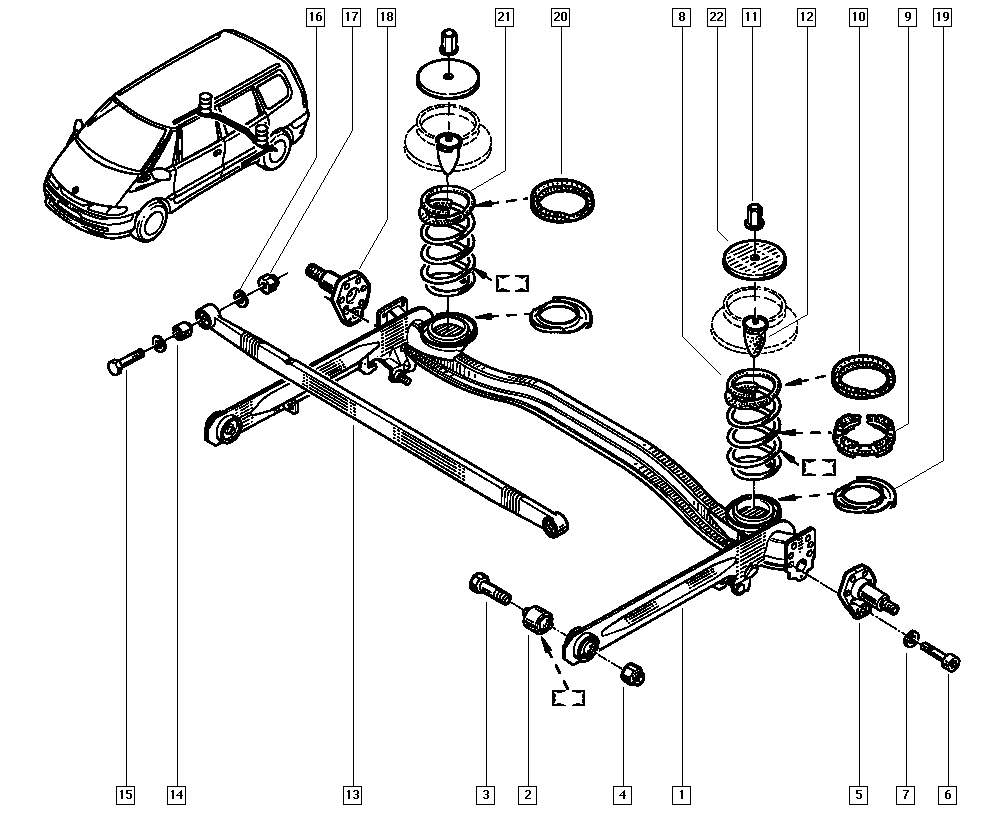 RENAULT 6025308614 - Пружина ходовой части unicars.by