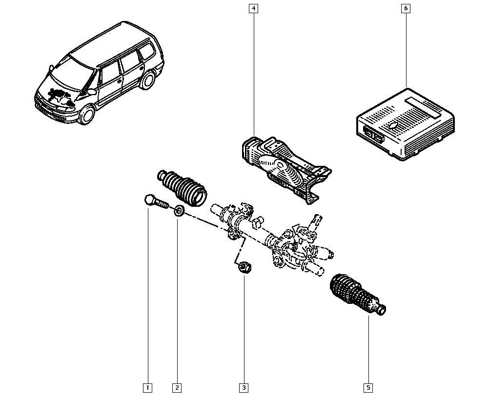 DACIA 6025370231 - Пыльник, рулевое управление unicars.by