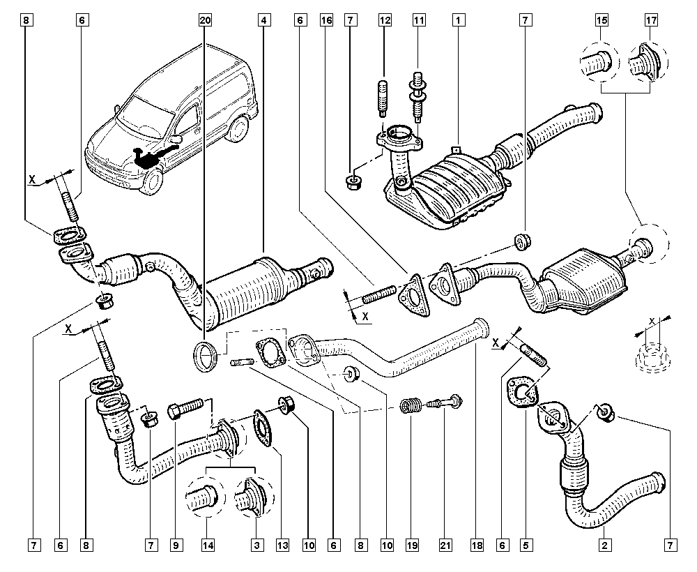 RENAULT 77 03 034 303 - Гайка unicars.by