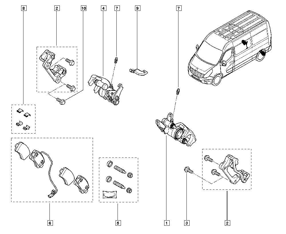 RENAULT 440601186R - Тормозные колодки, дисковые, комплект unicars.by