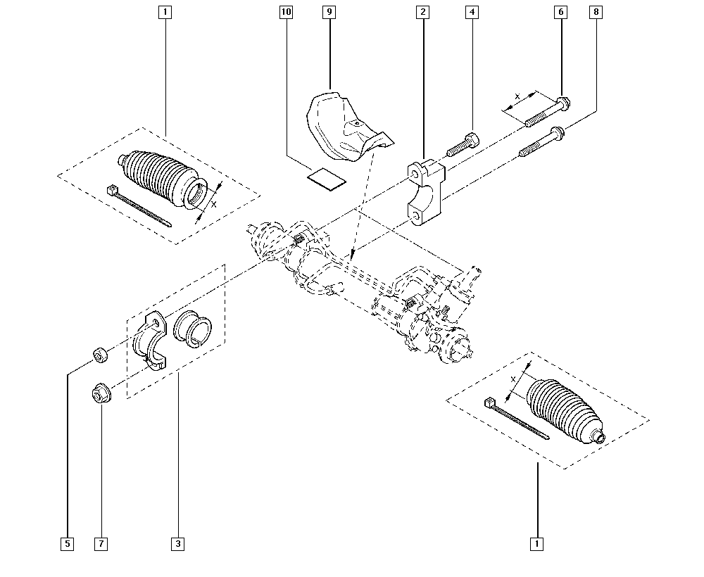 RENAULT 77 03 034 221 - Гайка unicars.by