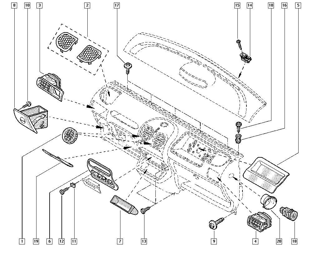 RENAULT 7700 425 032 - Рычаг подвески колеса unicars.by